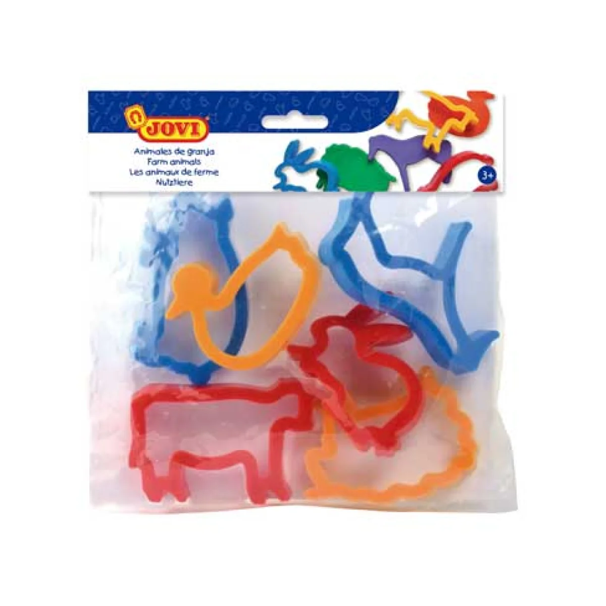 Bossa motlles pasta animals de granja Jovi 7G -bossa 6-