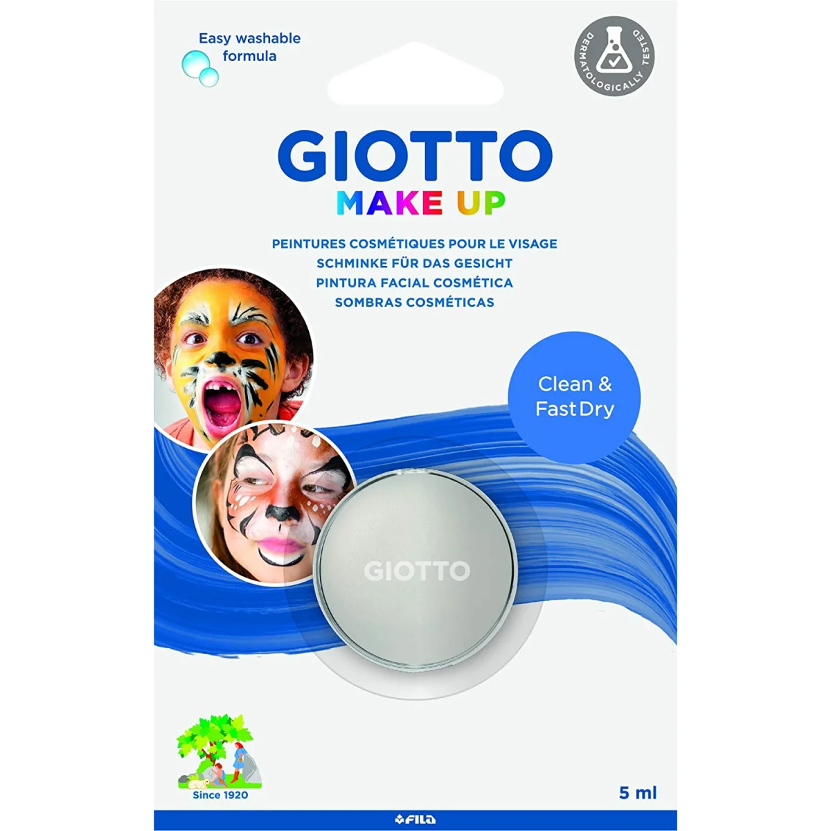 Maquillatge pastilla 5ml blanc Giotto Make up