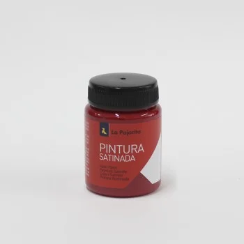 Pintura satinada carmin 75ml La Pajarita 111216