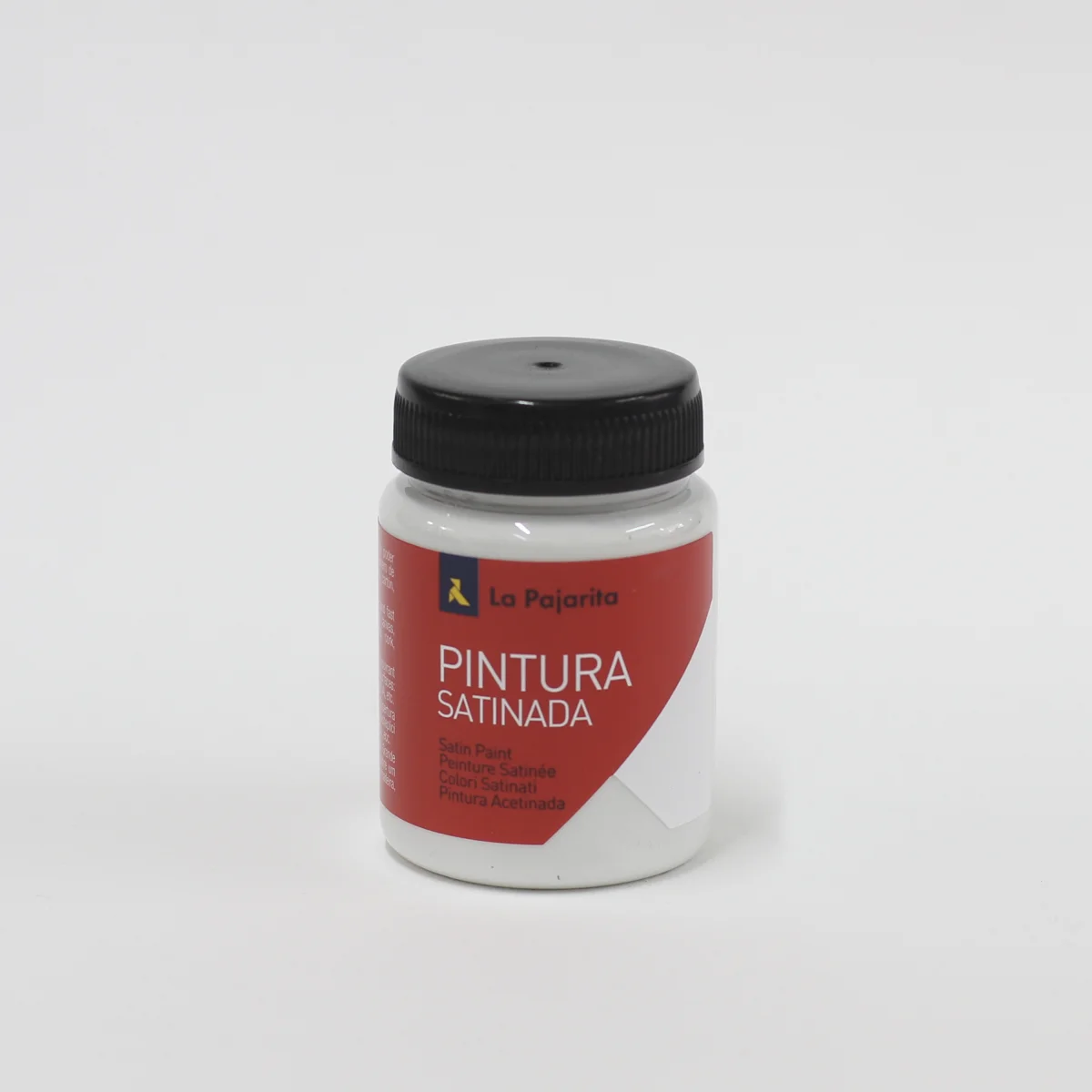 Pintura satinada gris plata 75ml La Pajarita