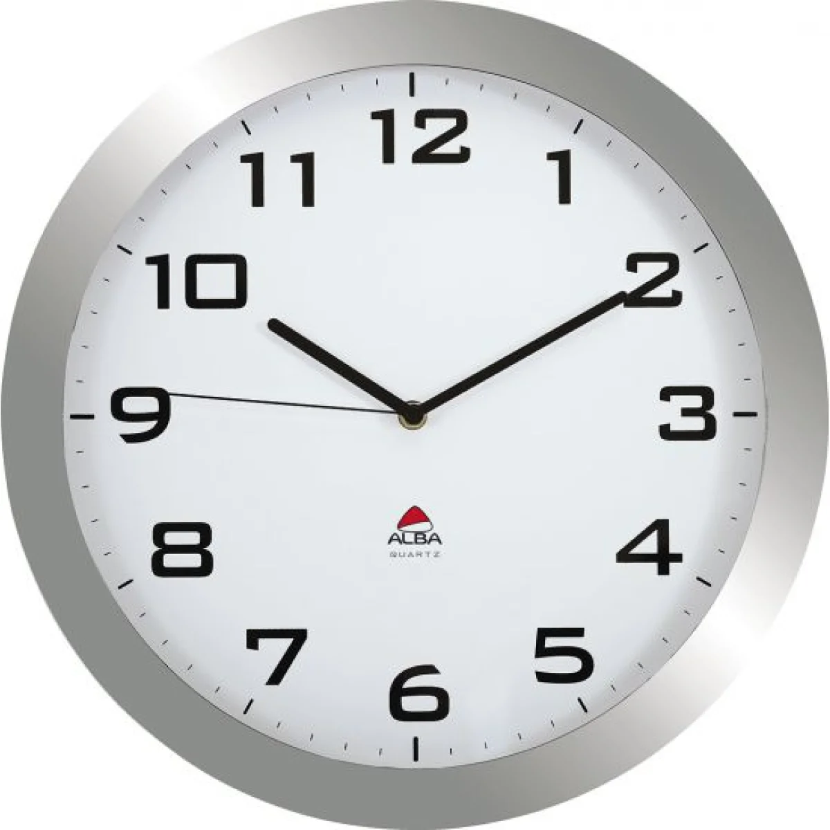 Rellotge de pared 38cm plata Alba ALHORISSIMO GS