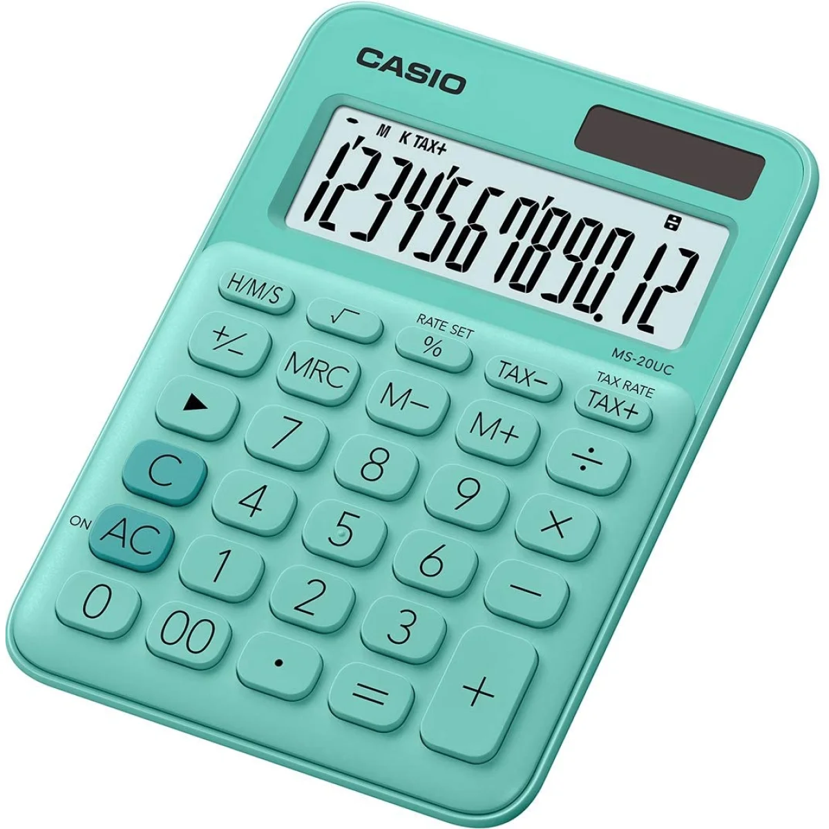 Calculadora 12 digits Casio MS-20UC-BU verda 247857