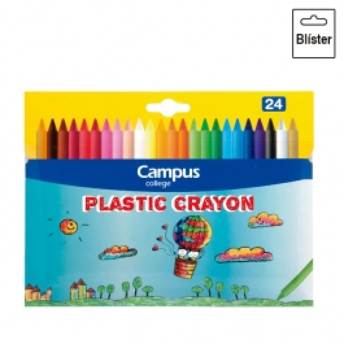 Barres plàstic colors Campus 630776 -estoig 24-