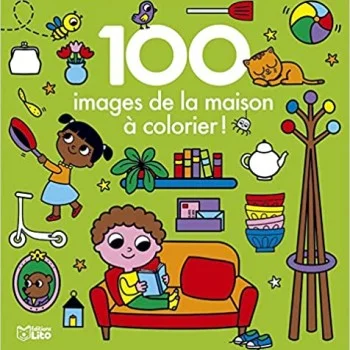 100 images de la maison à colorier, Lito