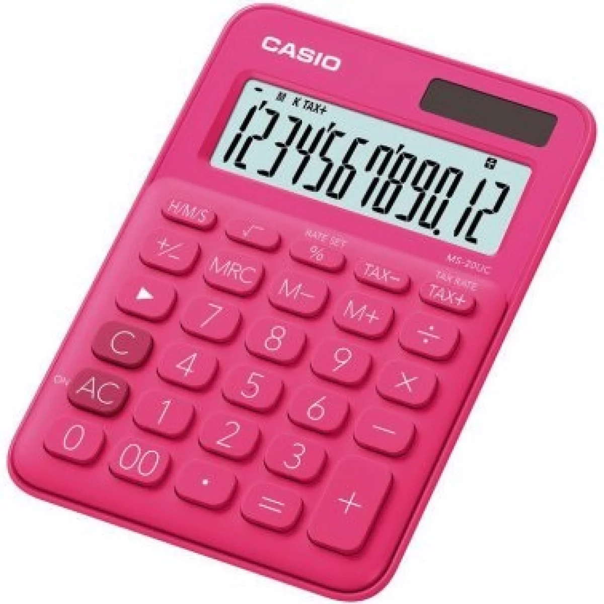 Calculadora 12 digits € Casio MS-20UC-RD fucsia 247859