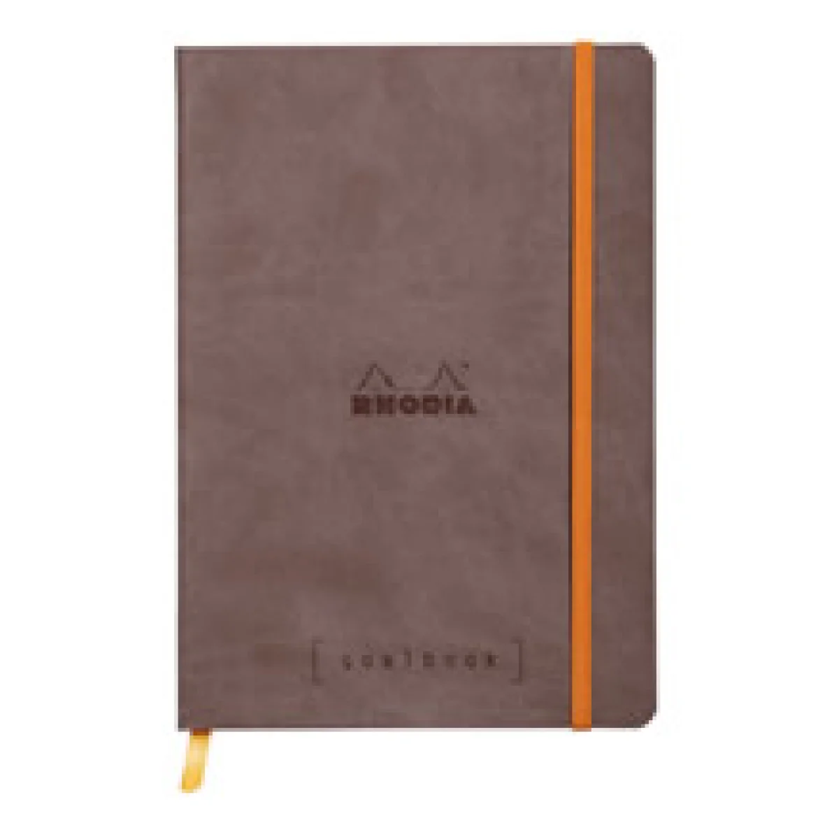 Llibreta encolada marró 120 fulls A5 5x5 Rhodia Goalbook