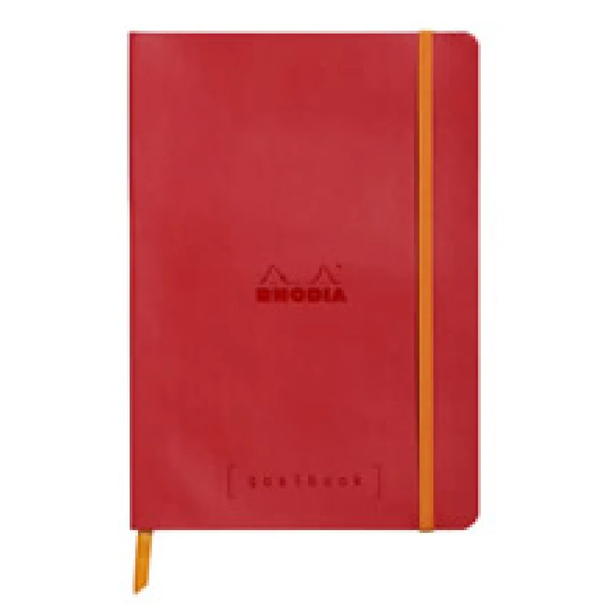 Llibreta encolada vermella 120 fulls A5 5x5 Rhodia Goalbook