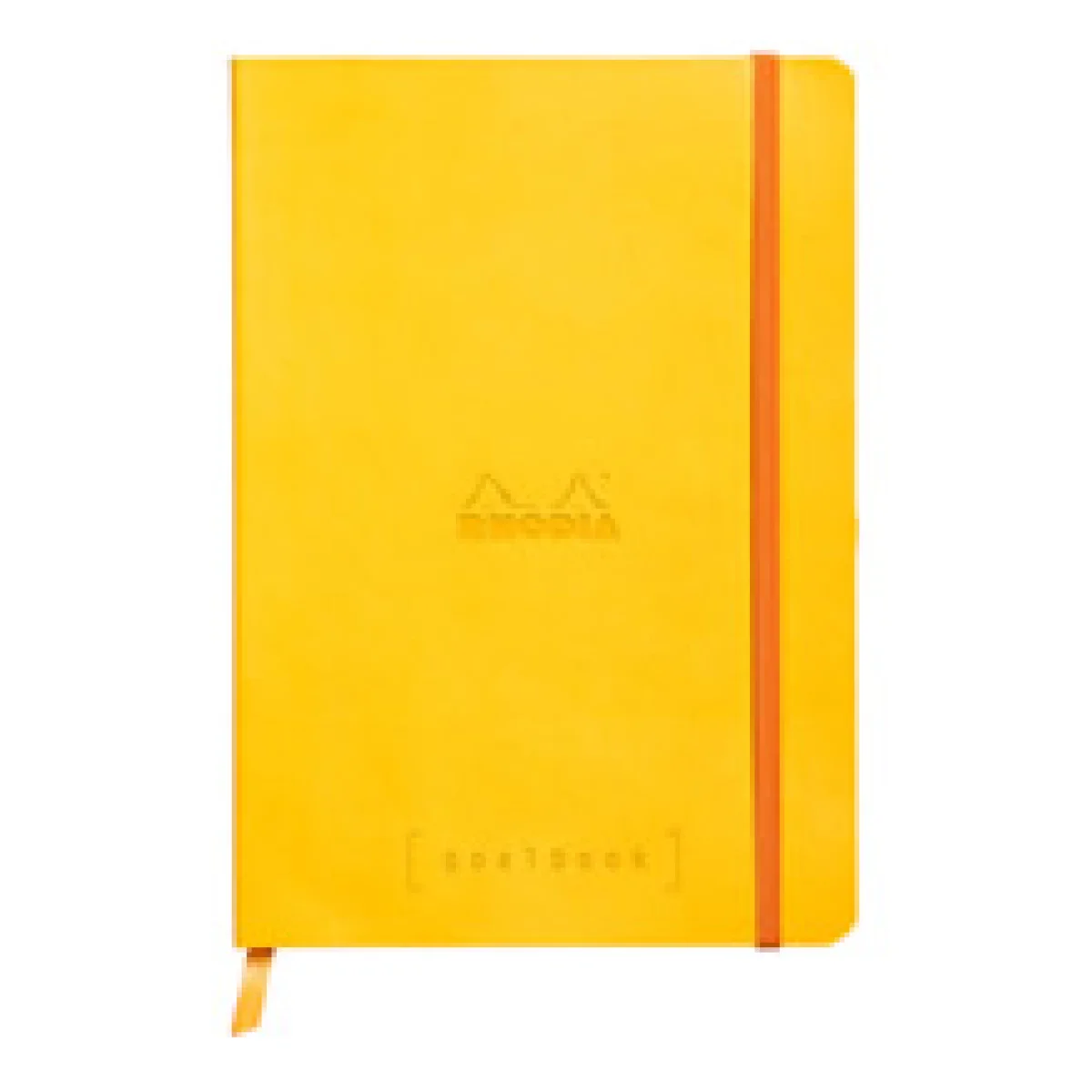 Llibreta encolada groc 120 fulls A5 5x5 Rhodia Goalbook