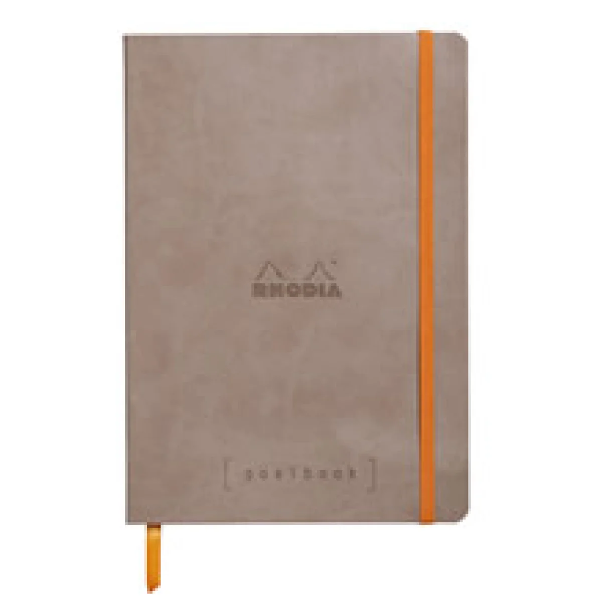 Llibreta encolada taupe 120 fulls A5 punts Rhodia Goalbook