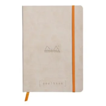 Llibreta encolada beige 120 fulls A5 punts Rhodia Goalbook