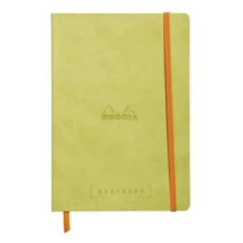 Llibreta encolada verd anís 120 fulls A5 punts Rhodia Goalbook