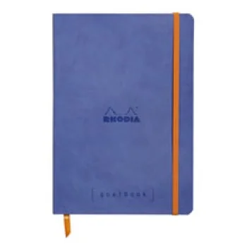 Llibreta encolada blau safir 120 fulls A5 punts Rhodia Goalbook