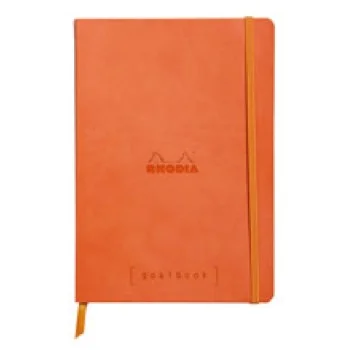 Llibreta encolada mandarina 120 fulls A5 punts Rhodia Goalbook