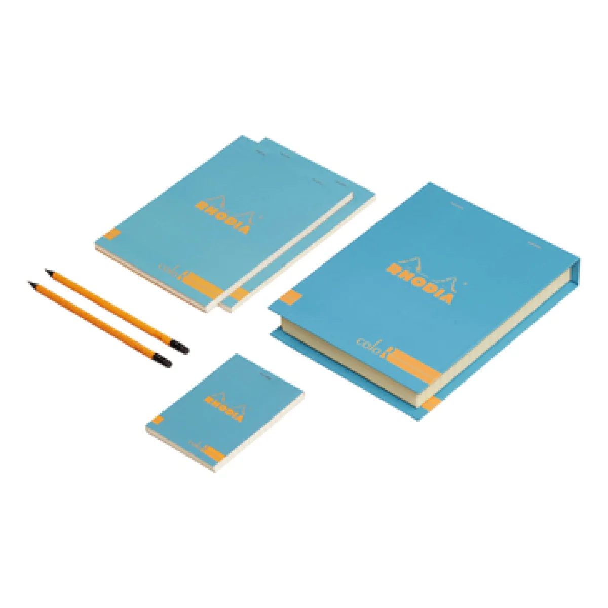 Kit caixa regal blocs turquesa Rhodia Coffret