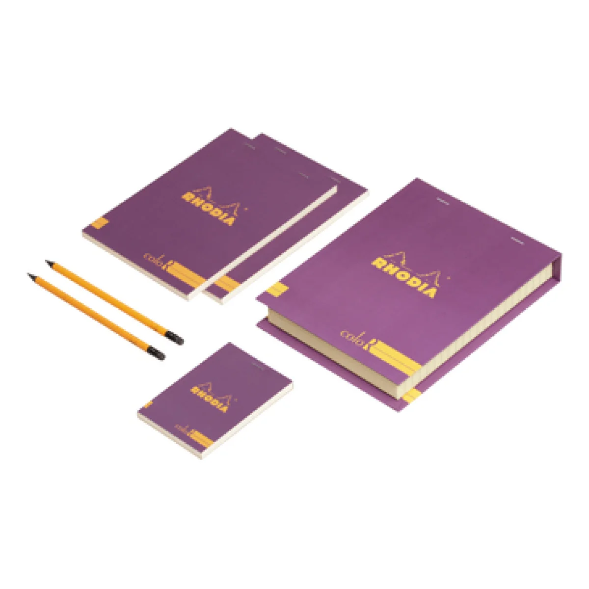 Kit caixa regal blocs violeta Rhodia Coffret