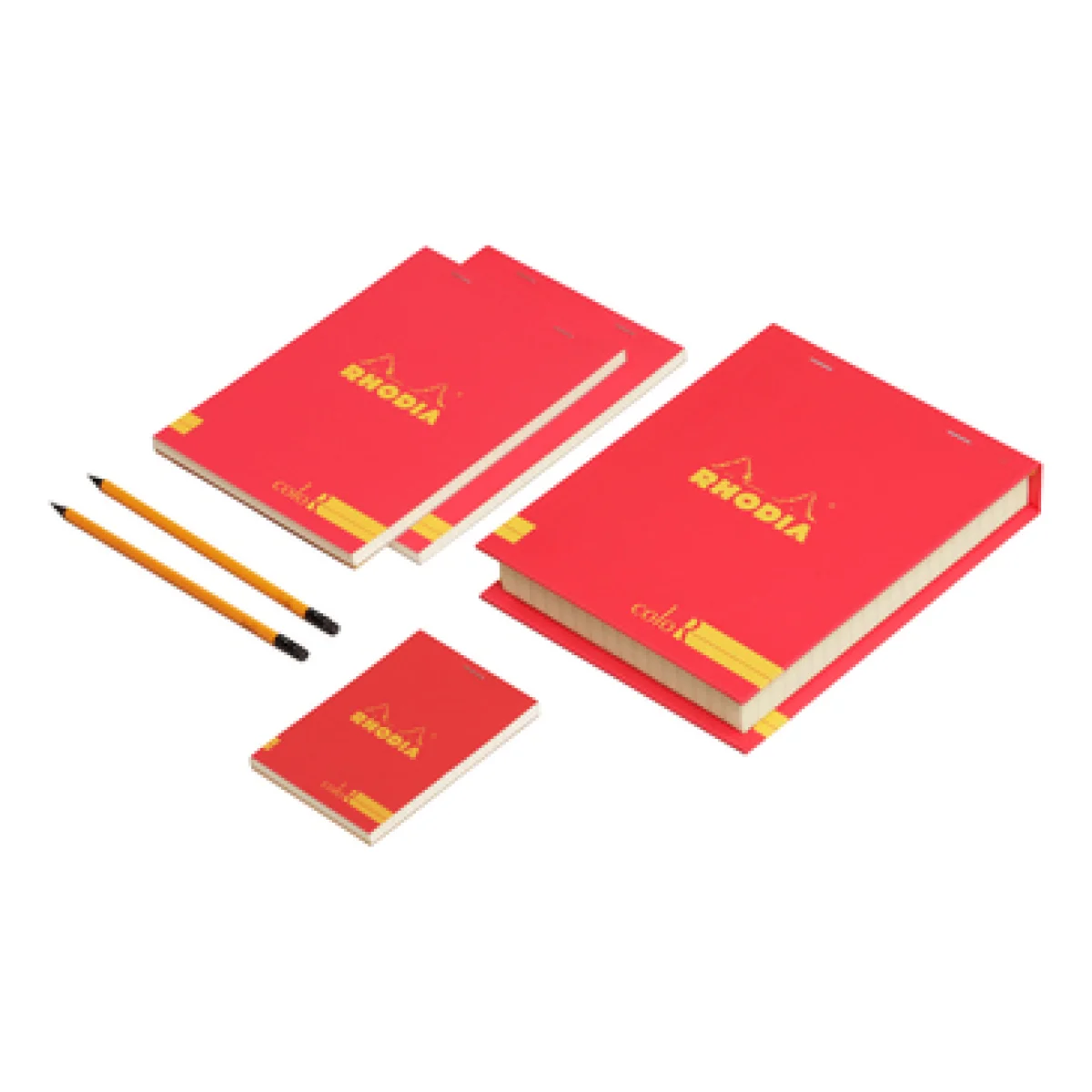 Kit caixa regal blocs vermell Rhodia Coffret