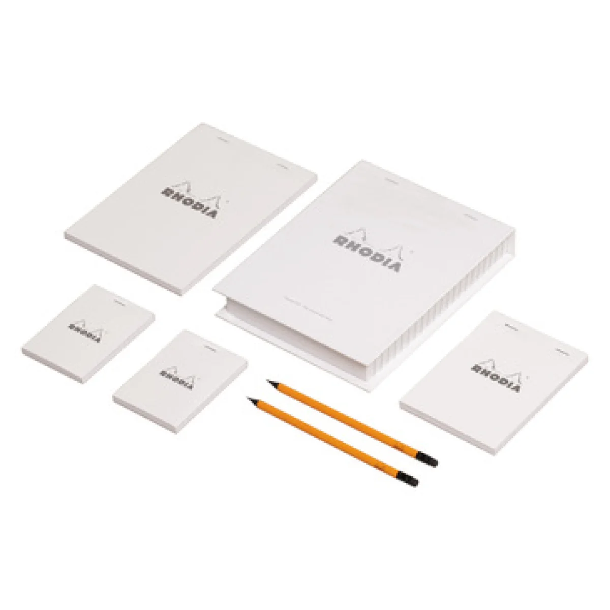Kit caixa regal blocs blanc Rhodia Coffret Essentiel