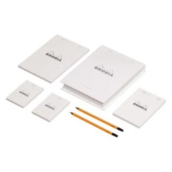 Kit caixa regal blocs blanc Rhodia Coffret Essentiel