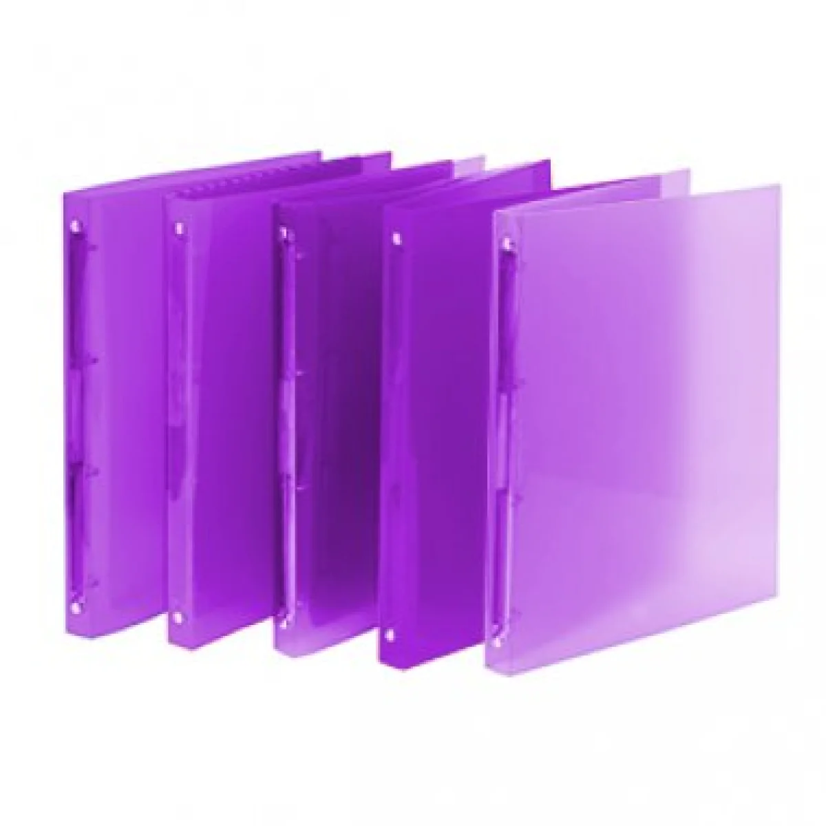 Arxivador A4 4x16 polipropilè violeta transparent Plus 181073