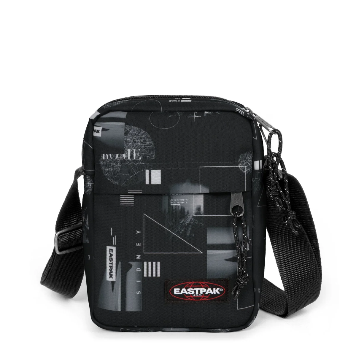 Bandolera 21x16x5 negra Shapes black Eastpak The One