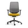 Cadira rodes a/bR1D negre SDT01-12220B2421110 groc Dot Basic F5
