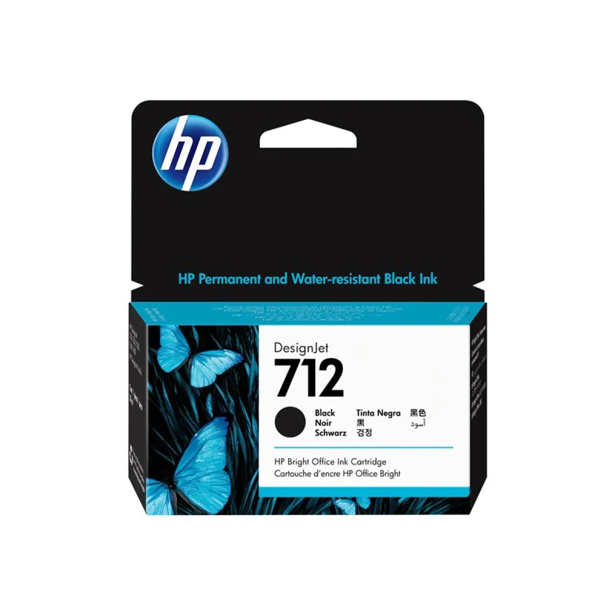 Cartutx tinta original HP 712 3ED70A negre
