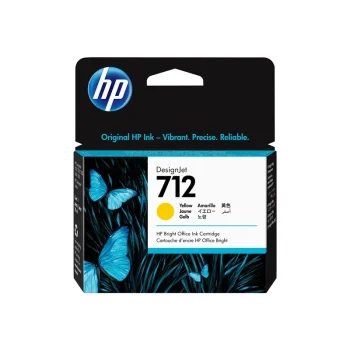 Cartutx tinta original HP 712 3ED69A groc