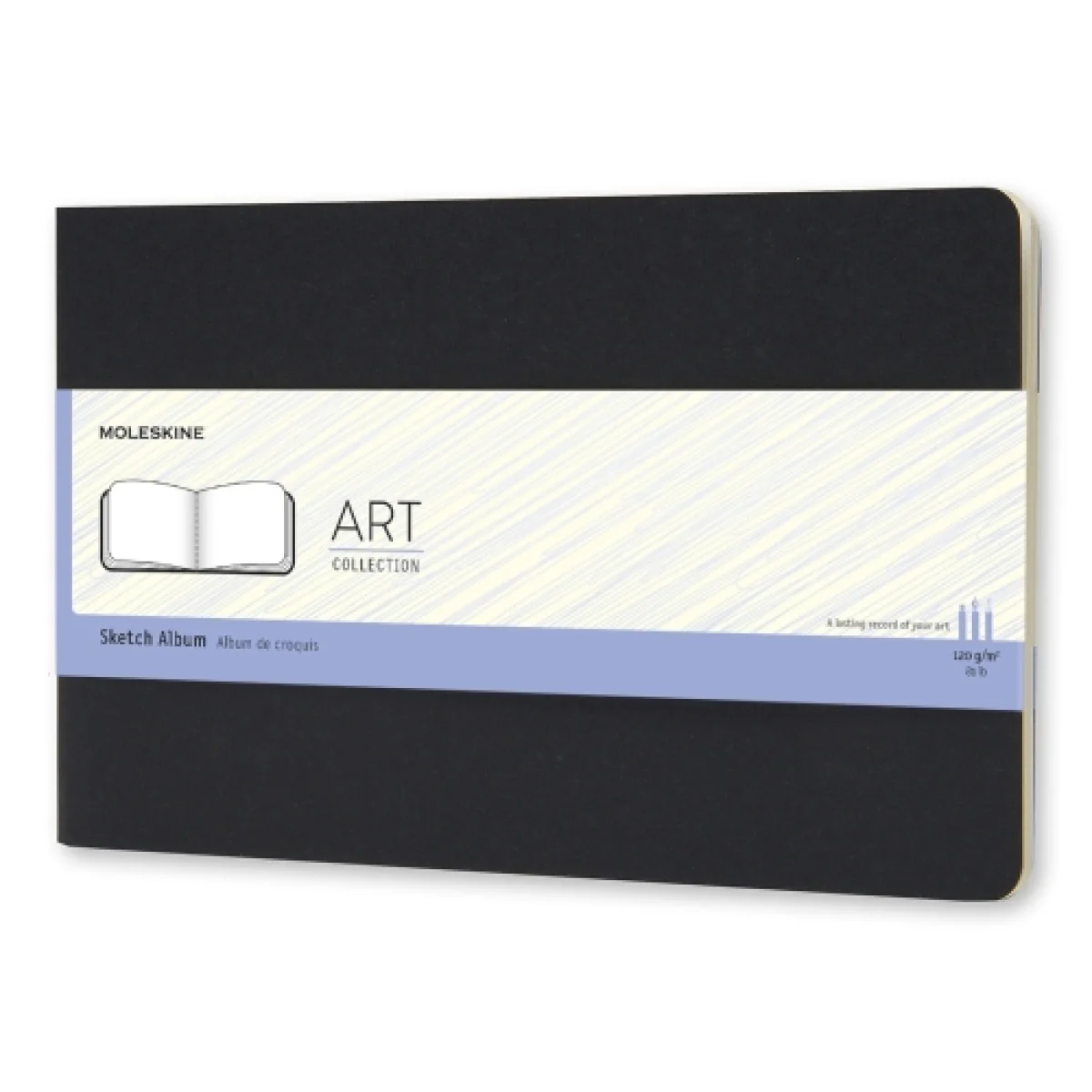 Àlbum d'esbossos13x21 apaisat negre L Moleskine ARTSKA3