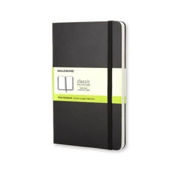 Quadern tapa dura 9x14 negre llis classic P Moleskine QP012