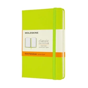 Quadern tapa dura 9x14 verd ratlla classic P Moleskine MM710C2