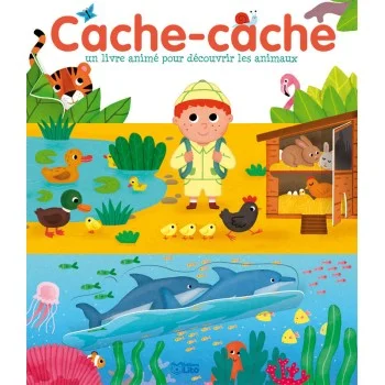 Cache-cache, un livre animé pour découvrir les animaux, Lito