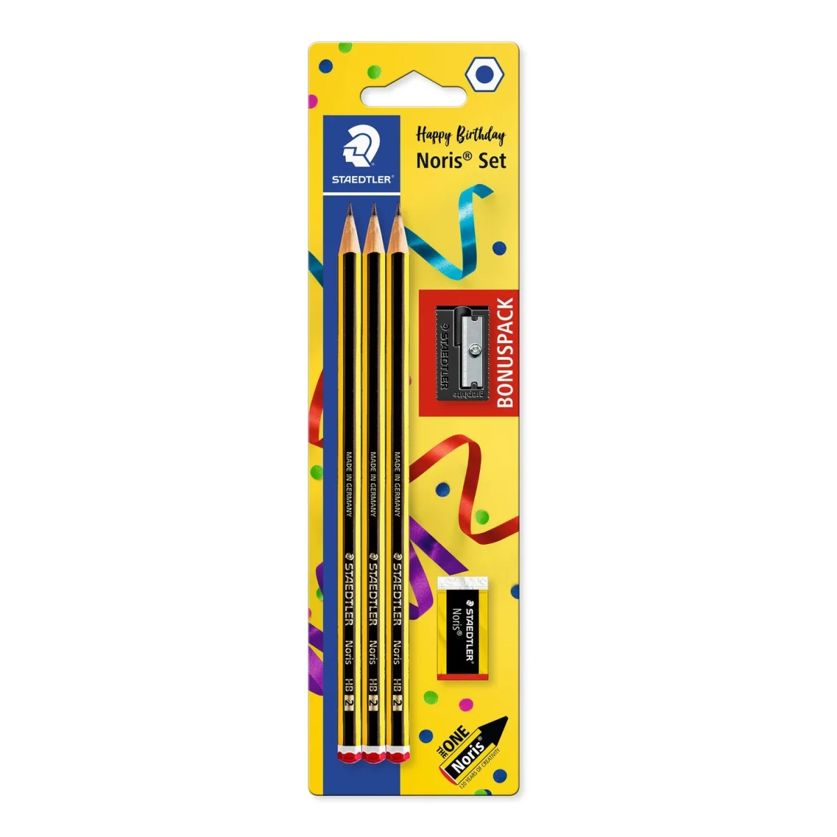 Set 5 peces llapis HB Staedtler Noris 120 Núm 2