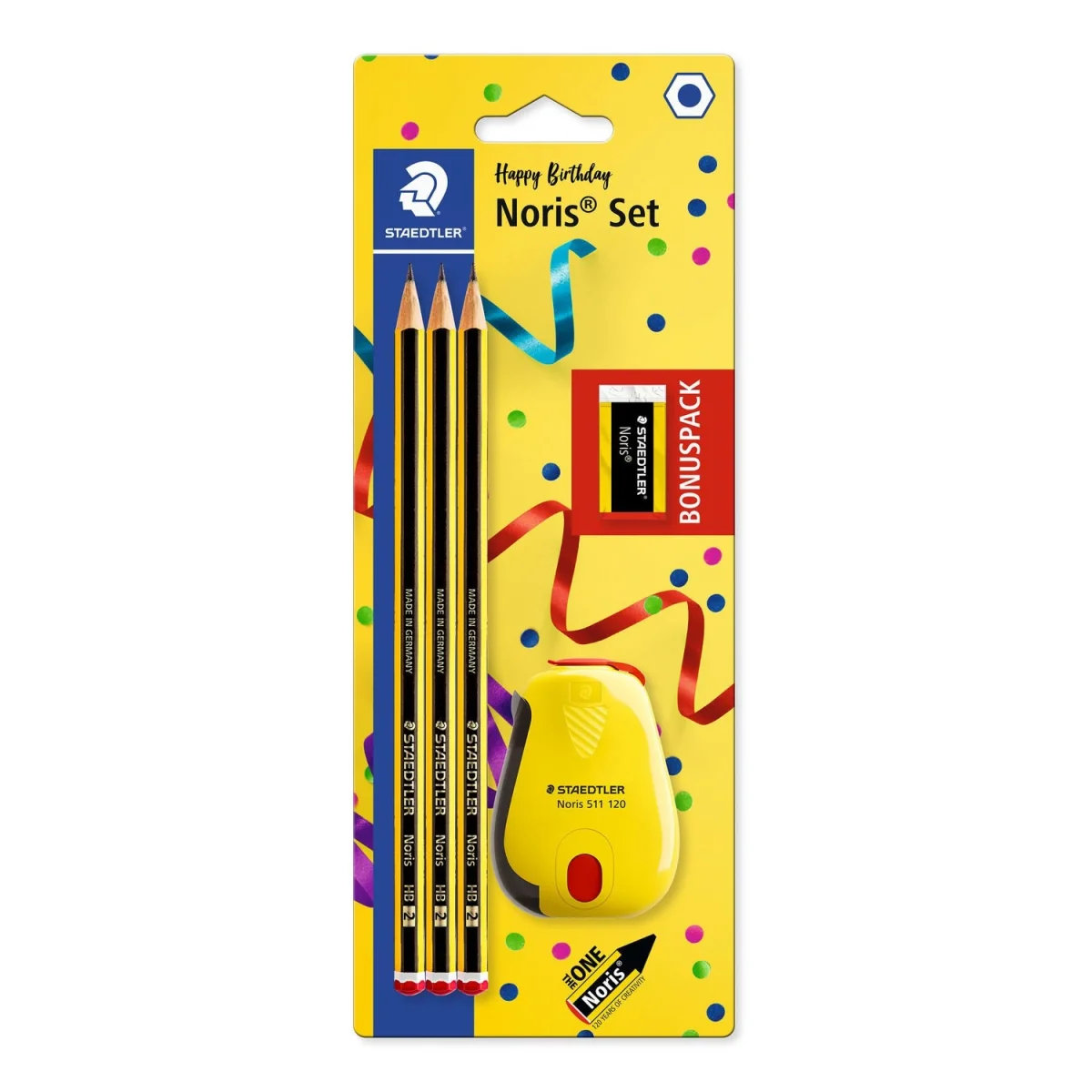 Set 5 peces llapis HB + maquineta 511 Staedtler Noris