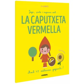 Juga, pinta i enganxa, la caputxeta vermella, Combel
