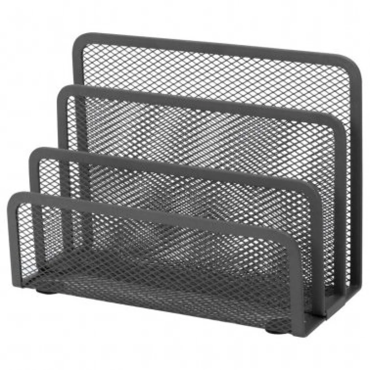 Portacartes 3 separadors grafit rejilla Plus