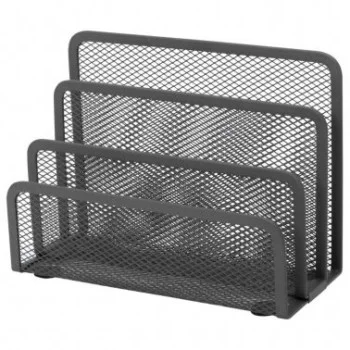 Portacartes 3 separadors grafit rejilla Plus