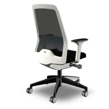 Cadira rodes a/bR2D blanc negre EV211-MH-MH01 Every is1 Interstuhl