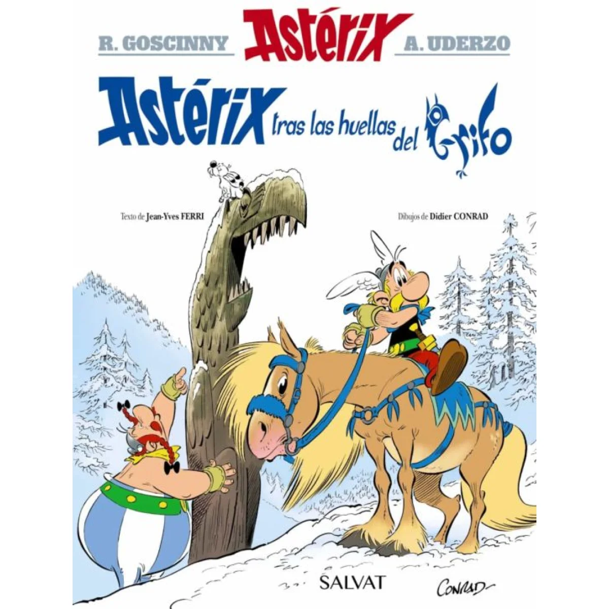 Astèrix tras las huellas del grifo, Astèrix, Salvat