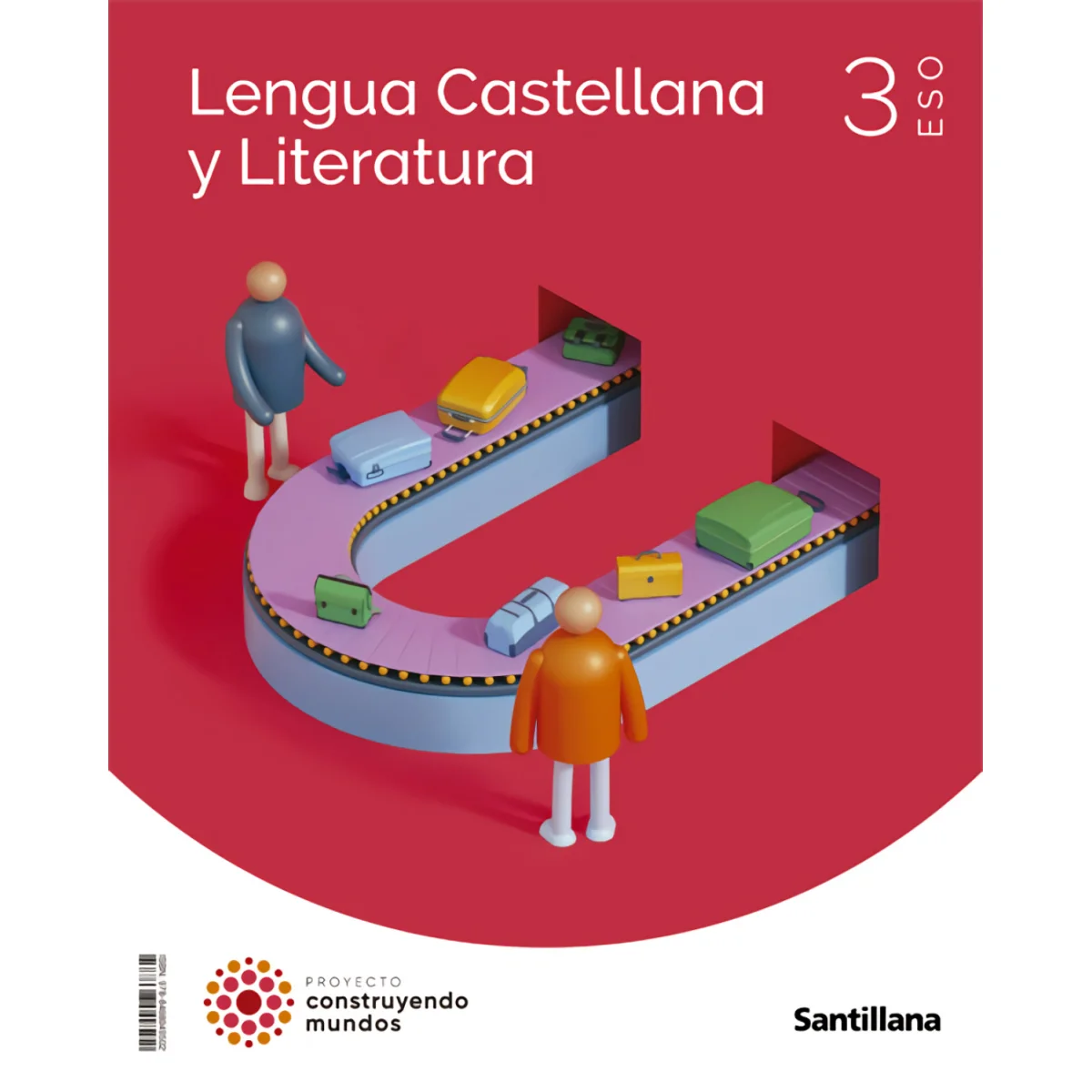 Lengua castellana y literatura, cons mundos, 3 ESO, Santillana