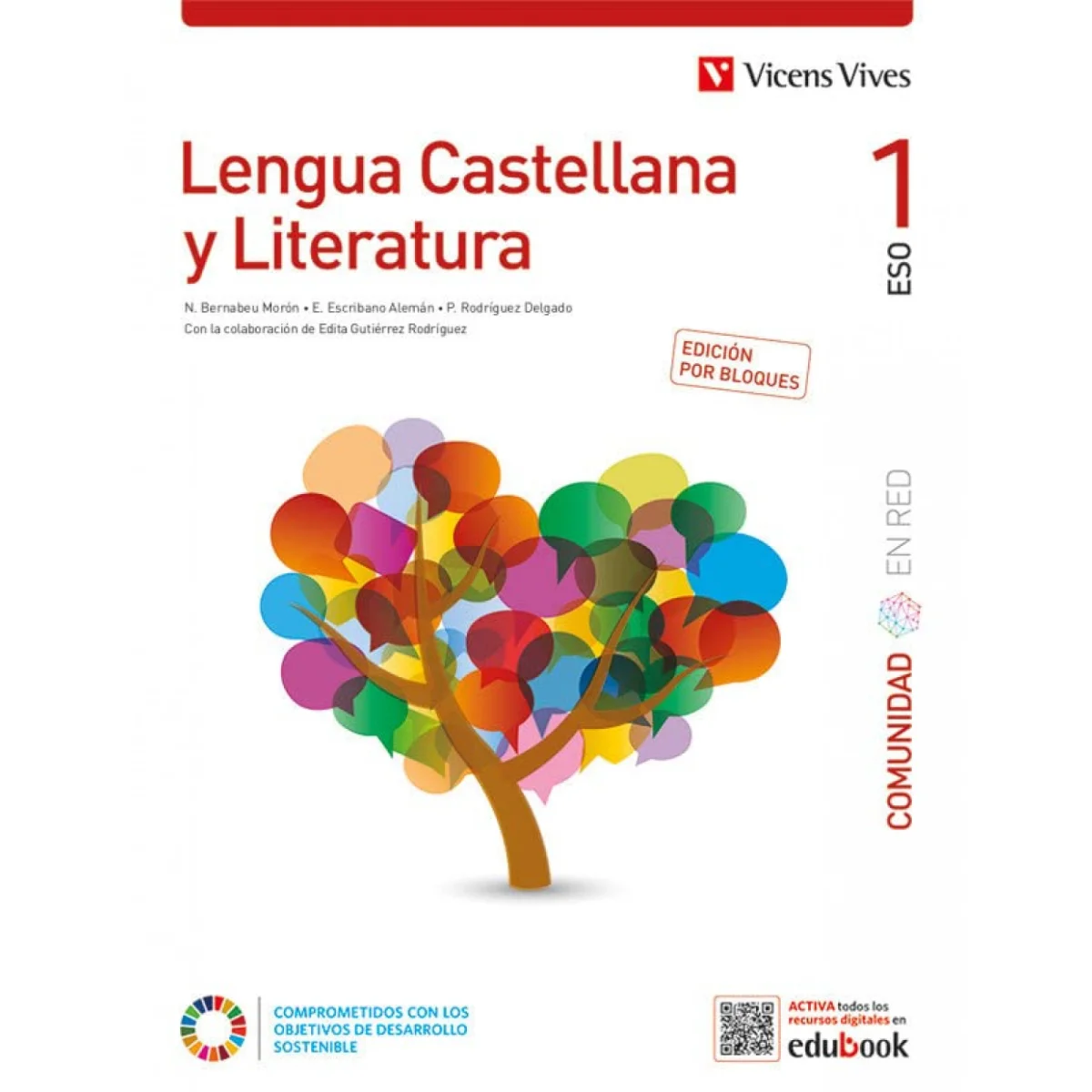 Lengua castellana y literatura 1 ESO, comunidad en red, Vicens Vives
