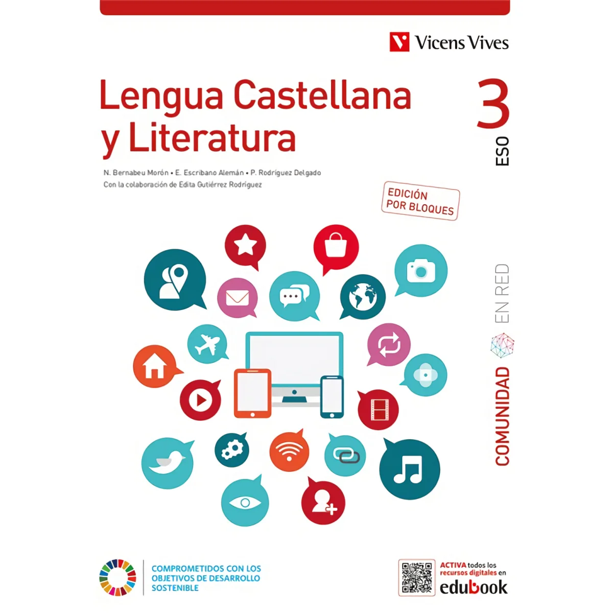 Lengua castellana y literatura 3 ESO, comunidad en red, Vicens Vives