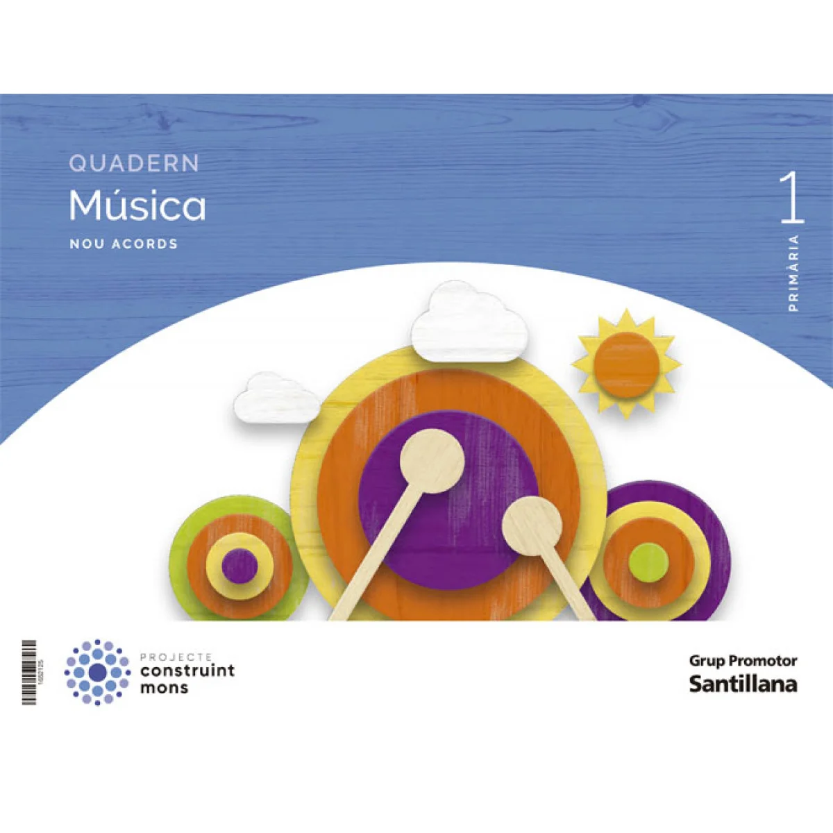 Quadern música Nou Acords 1 primària, Santillana