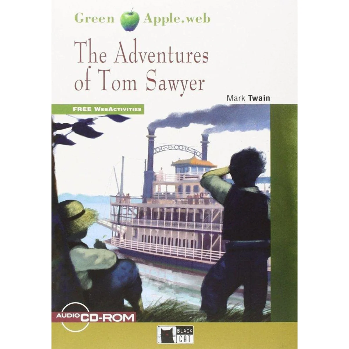 The Adventures of Tom Sawyer, Mark Twain, Chat Noir Green Apple