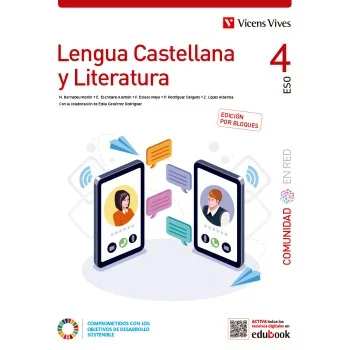 Lengua castellana y literatura 4 ESO, comunidad en red, Vicens Vives