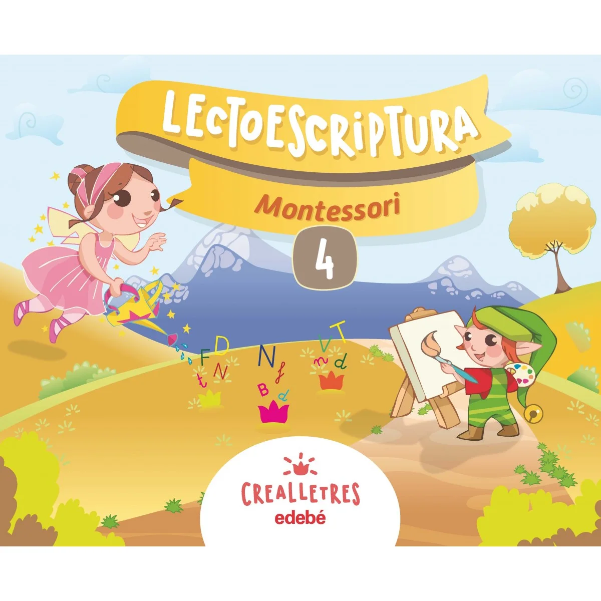 Lectoescriptura 4, crealletres, Edebé