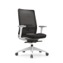 Cadira rodes a/bR2D blanc negre MAR.NYW Black Mar Solver