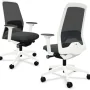 Cadira rodes a/bR2D blanc negre EV211-10492945 Every is1 Interstuhl