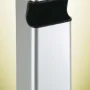 Cendrer paperera metàl plata 180x180x660 Classic 315 Maof
