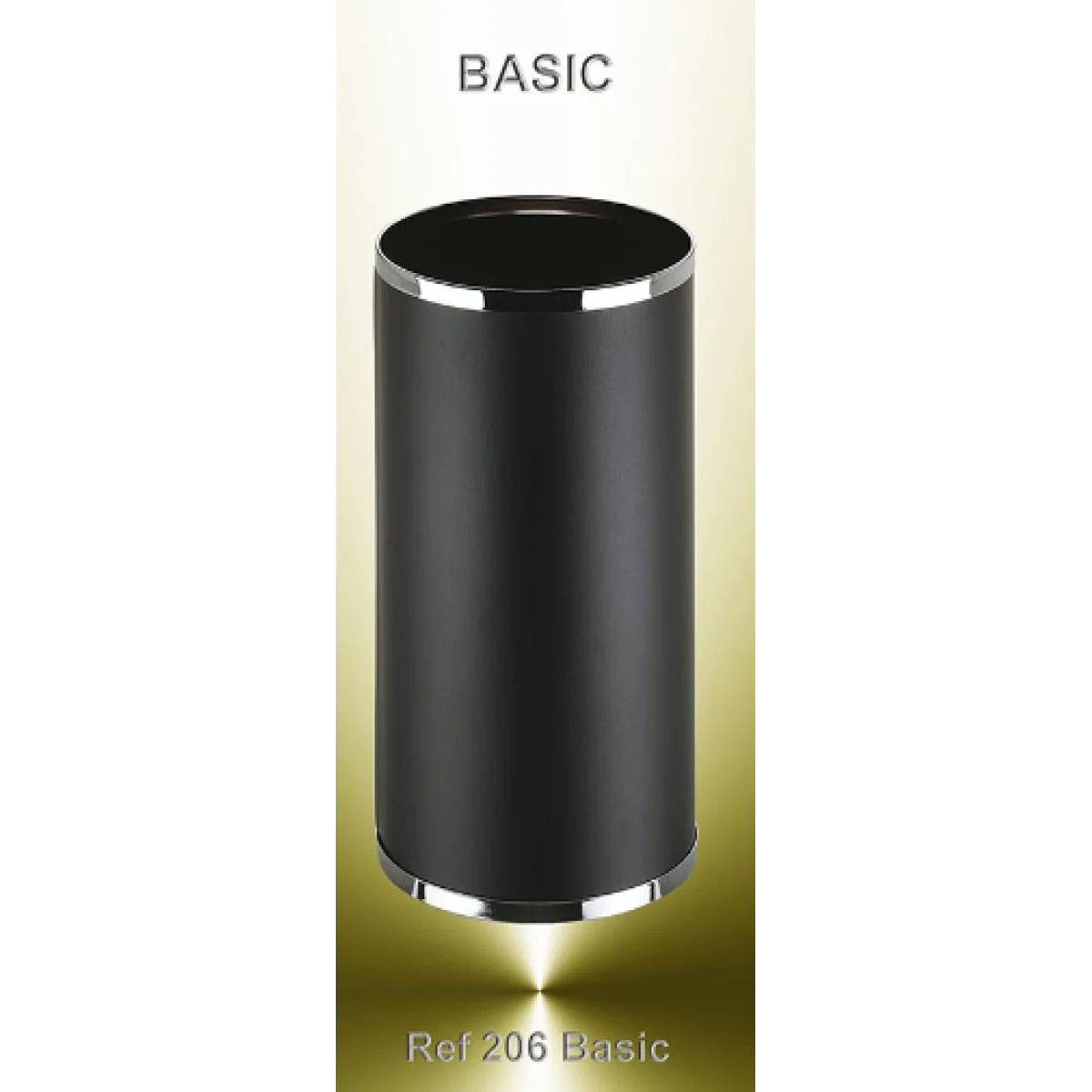 Paraigüer metàl Burdeus Ø215x500 Basic 206 Maof