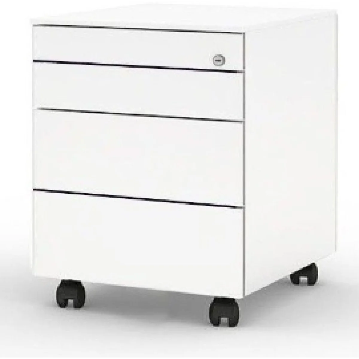 Buc 1 porta llapis 3 calaixos a/r 547x422x535 blanc BM3P-9003 Gapsa